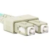FIBER OPTIC PATCHCORD MM LC/UPC-SC/UPC DUPLEX 3.0MM OM3 50/125 LSZH 2M AQUA LANBERG