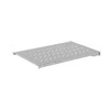 LENTYNA 19" SPINTELĖMS 1000mm GRAY LANBERG (1U/483X700MM KROVIMO TALPA IKI 25KG, MONTAVIMAS 4 TAŠKAIS)