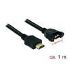 Delock Delock HDMI – HDMI kabelis 1m juodas (85102)