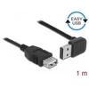 USB kabelis Delock USB-A - USB-A 1 m Juodas (83547)