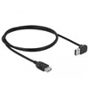USB kabelis Delock USB-A - USB-A 1 m Juodas (83547)