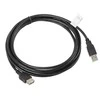 LANBERG CA-USBE-10CC-0030-BK extension cable USB 2.0 AM-AF 3m juodas