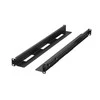 Rinkinys SZYN MONTAŻOWYCH DO SZAF RACK 19" PRZESUWNE 650-1090MM JUODA LANBERG