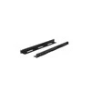 Rinkinys SZYN MONTAŻOWYCH DO SZAF RACK 19" PRZESUWNE 650-1090MM JUODA LANBERG