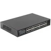 Šakotuvas LANBERG Switch Rack 19 colių RSFE-24P-2C-250 24x 100Mb PoE+ 2x Combo Gigabit 250W