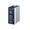 Šakotuvas PLANET IGS-4215-4P4T2S tinklo jungtys Valdomas L2/L4 gigabito Ethernet (10/100/1000) Palaiko PoE Mėlyna, balta
