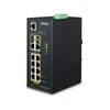 Šakotuvas PLANET IGS-4215-8P2T2S tinklo komutatorius Valdomas L2/L4 gigabito Ethernet (10/100/1000) Maitinimas per Ethernet (PoE) Mėlyna, Sidabrinis