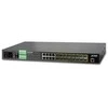 Šakotuvas PLANET MGSW-24160F tinklo jungiklis Valdomas L2+ Gigabit Ethernet (10/100/1000) Maitinimas per Ethernet (PoE) 1U Mėlyna