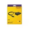 Delock HDMI skirstytuvas 1 x HDMI įvestis > 2 x HDMI išvestis 4K