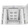 Laisvai pastatoma stelažinė spintelė 19" 15U 800x1000 pilkos perforuotos durelėmis LCD Lanberg (plokšta pakuotė)
