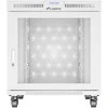 Laisvai pastatoma stelažinė spintelė 19" 15U 800x1000 pilkos perforuotos durelėmis LCD Lanberg (plokšta pakuotė)