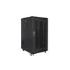 LANBERG stovi spintelė 19 colių 22U 600x800 tinklelis Juodas