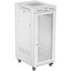 Lanberg grindų statoma stelažas 19" 27U 600x800 rutulinės perforuotos durelėmis LCD V2