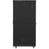 Lanberg grindų statoma rack spintelė 19" 42U 600x1200 juoda stiklinių durų LCD