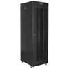 Lanberg grindų spintelė 19" 42U 800x800 juoda perforuotos durelėmis LCD