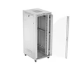 LANBERG laisvai pastatoma stelažinė spintelė 19/42U 800x1000 stiklinių durelių LCD plokščias komplektas pilkas V2