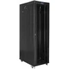 Lanberg grindų statoma rack spintelė 19" 42U 600x1200 juoda stiklinių durų LCD