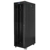 Lanberg grindų statoma rack spintelė 19" 42U 600x1200 juoda stiklinių durų LCD