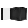 LANBERG WF01-6612-10B sieninis stovas 19 colių išmontuojamas plokščias paketas 12U/600x600mm juodas