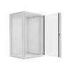 LANBERG WF01-6622-10S sieninis stovas 19 colių išmontuojamas plokščias paketas 22U/600x600mm pilka