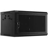 Lanberg pakabinama spintelė 19" 6U 600X450 juoda perforuotos durys