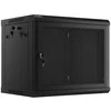 Lanberg pakabinama spintelė 19" 9U 600X450 juoda perforuotos durys