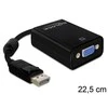 DELOCK Adapteris DP-St > VGA-Bu 22.5cm juodas