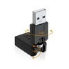 DELOCK sukimosi adapteris USB 2.0-A vyriškas > moteriškas