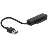 DELOCK konverteris USB 3.0 A tipo kištukas > SATA 6 Gb/s 22 kontaktų su 2,5" apsauginiu dangteliu