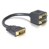 „Delock“ adapteris DVI 25 kištukinis ir 2 x DVI 25 lizdas