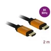 DELOCK itin didelės spartos HDMI kabelis 48 Gbps 8K 60Hz 2m