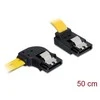 „Delock“ SATA duomenų III (6GB/S) F/F 50CM kabeliai su metaliniais spaustukais