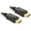 DELOCK kabelis Displayport St-St. Auksinis 3m