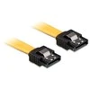 DELOCK Cable SATA 6Gb/s 20cm tiesus/tiesus metalinis