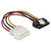 DELOCK Cable Power SATA HDD > 4 kontaktų vyriškas su metaliniu segtuku - tiesus