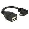 DELOCK kabelis USB micro-B ST 90 laipsnių kampu > USB-A Bu OTG 11cm
