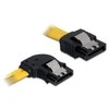 DELOCK Cable SATA 6Gb/s 30cm kairysis/tiesus metalinis