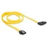 DELOCK Cable SATA 6Gb/s 50cm dešinysis/tiesus metalinis