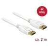 Delock Kabelis Displayport 1.2 vyriškas > Displayport vyriškas 4K 2 m