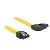 DELOCK Cable SATA 6Gb/s 50cm dešinysis/tiesus metalinis