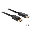 DELOCK Cable Displayport > HDMI m/m 2m