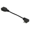 DELOCK kabelis USB micro-B ST 90 laipsnių kampu > USB-A Bu OTG 11cm