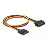 DELOCK prailginimo laido maitinimo SATA 15 kontaktų kištukas > SATA 15 Pin moteriškas 50cm