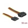 DELOCK prailginimo laido maitinimo SATA 15 kontaktų kištukas > SATA 15 Pin moteriškas 50cm