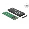 „Delock“ išorinis M.2 SATA SSD korpusas su USB Type-C™ lizdu