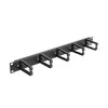 LANBERG AK-1202-B cable management panel type B 19 1U juodas