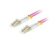 Lanberg PATCHCORD LIGHT MM LC / UPC- LC / UPC DUPLEX 3.0MM OM4 50 / 125 LSH 15M FLAKONAS LBERG