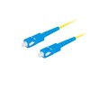 LANBERG šviesolaidinis laidas SM SC/UPC-SC/UPC simplex 2m LSZH g657a1 3.0mm geltonas