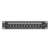 LANBERG PPF5-9012-B Lanberg Patch Panel 10, 12 port 1U, cat.5e, juodas