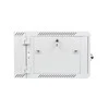 LANBERG WF02-6606-10S sieninis dvigubos sekcijų stelažas 19 colių plokščias paketas 6U/600x600mm pilkas